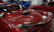 red corvette Zo6